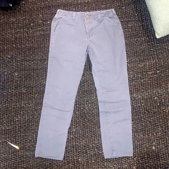 j brand Inez chinos in washed indigo - Picture 2 of 3